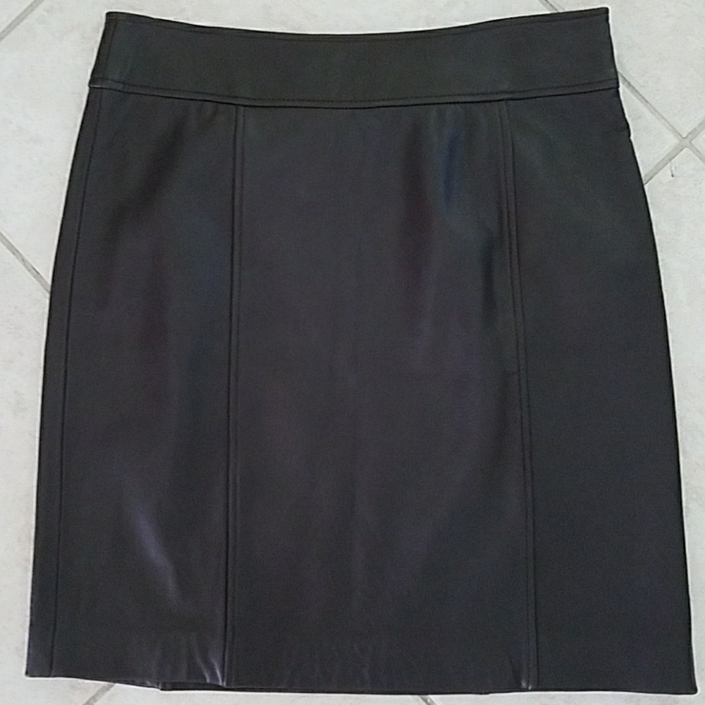 Jones NY Leather Skirt